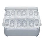 Conteneur Organisation Conteneurs de stockage de légumes et de fruits Contenants de congélateur Contenoires de stockage jetables réutilisables contenants avec lids pour les aliments en verre Entreposage des aliments Grand dispositif de contrôle de la température des oeufs