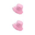 thumbnail image 4 of VONKY Bucket Hat For Sun Protection Headgear For Outdoor Adventure Caps Stylish Protection Casual Comfort Outdoor Activities pink 2Set, 4 of 6