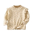 thumbnail image 1 of Fashionable Girl Casual Long Sleeved T-Shirt Round Neck Print, 1 of 3