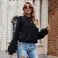 thumbnail image 4 of RKSTN Pulls pour Femmes Manches Courtes Longues Manches Larges Tricot à la Mode Pulls d'Automne, 4 of 7