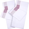 thumbnail image 4 of WHEANG Color Stripe Towel Dark Woven Stripes Absorbent & Non Shedding Club Towel For Sports Soft, 4 of 5