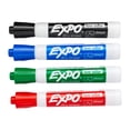 thumbnail image 1 of EXPO® Low-Odor Dry-Erase Markers, Chisel Point, Assorted Colors, Pack Of 4, 1 of 4
