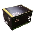 thumbnail image 4 of S SERENABLE 3 in 1 Plyometric Jumping Box Plyometric Box Equipment Jump Training Box Step up Box, Plyo Box for Strength Training Exercise 40cmx50cmx60cm, 4 of 7