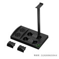 thumbnail image 1 of All-in-One RGB Cooling Stand for Xbox Series S (XSS) - Dual Controller Charging Dock, Headphone Hanger & 12-Game Disc Rack, Colorful LED Gaming Accessory for Organized Setup, 1 of 7