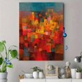 thumbnail image 4 of Qisvanset Bauhaus Geometric Art Canvas Print 12x16 Inch Entryway Decor, 4 of 8