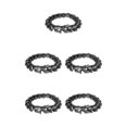 thumbnail image 3 of Thinsony Distinctive Gothic Punk Dragon Scale Bangle 48 inches Cool and Contemporary Black 7.48 Inch 5Set, 3 of 6