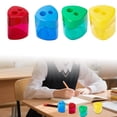 thumbnail image 1 of Compact Hole Manual Pencil Sharpener with Protective Lid for School Classroom Home Use, 1 of 6