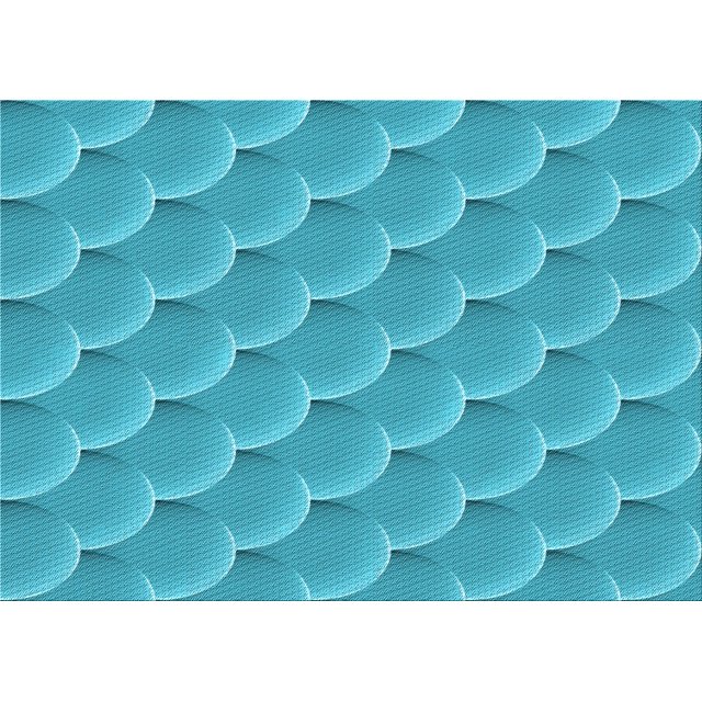 Ahgly Tapis Rectangulaire Lavable en Machine Intérieur Transitionnel Turquoise Foncé Vert, 8 Pieds x 10 Pieds
