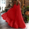 thumbnail image 3 of Robe d'Été Ample pour Femmes Mode Décontractée Unie Sans Manches à Bretelles Robe avec Poches Ample Dos Nu Grande Robe Ample Robe Ample pour Femmes Été, 3 of 8