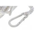 thumbnail image 3 of Attwood Marine Boat Anchor Rode 11707-7 Solid Braided; 50 Foot Length x 3/8 Inch Thickness; White; Nylon; With Snap Hook, 3 of 4