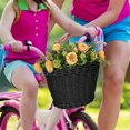 thumbnail image 2 of Bdday Kitchen Storage Kid'S Front Handlebar Bike Basket Material Hand Woven Bicycle Basket Detachable Gift Basket, 2 of 6