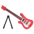 thumbnail image 3 of Electric Guitar Model,Miniature Wooden Simulation Electric Musical Instrument Model Mini Guitar Model Ultra Responsive, 3 of 9