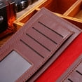 thumbnail image 2 of Premium Men's Long Leather Wallet - RFID Blocking Large Capacity Slim Billfold, 2 of 8
