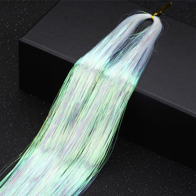 Daisyyozoid Vente en Gros 16 Couleurs Super Éclat Cheveux Soie Colorée Extension de Cheveux Soie Dorée Bing Cheveux