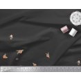 thumbnail image 2 of Soimoi Silk Fabric Leaves & Flower Panel Decor Fabric Printed Yard 42 Inch Wide, 2 of 3