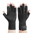 thumbnail image 1 of Thermal Arthritis Gloves, Open Finger Compression Gloves with Grip Pair L, 1 of 7