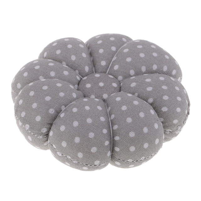 Pumpkin Wrist Wearable Needle Pin Cushion for DIY Sewing Crafts Grey