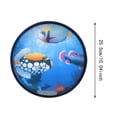 thumbnail image 3 of Ocean Drum Wooden Handheld Sea Drum Percussion Instrument Gentle Sea Sound Musical For, 3 of 9