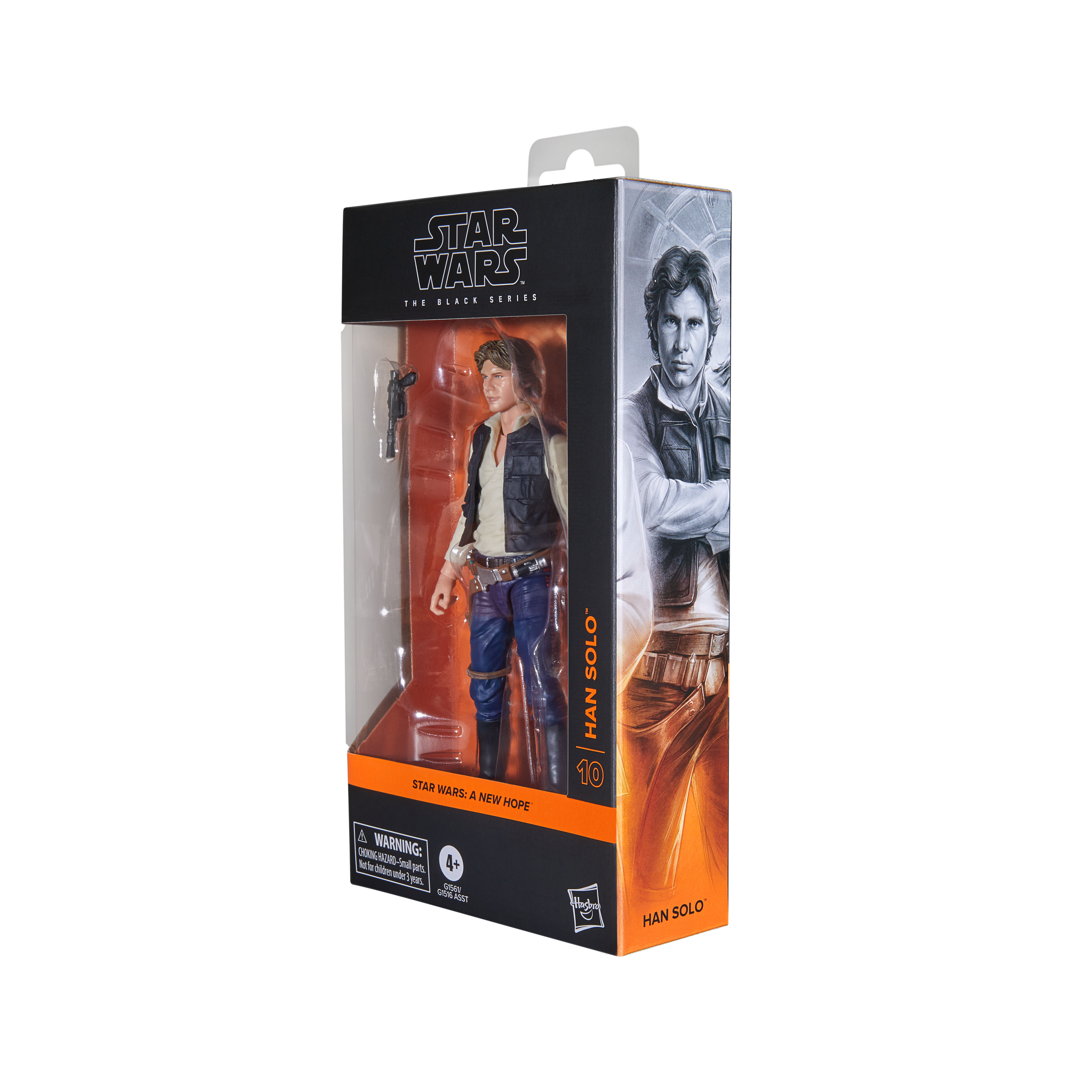 Star Wars The Black Series Han Solo, Star Wars: A New Hope Premium Collectible 6 Inch Action Figure