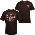 thumbnail image 1 of Coors T-Shirt à Imprimé avant et Arrière de Logo de Banquet Rodéo Brun Coloris - 2Xlarge, 1 of 5