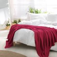 thumbnail image 3 of Unique Bargains Couverture Jetée Tricotée Douce 100 % Coton Unie pour Canapé Sofa Chambre, 3 of 10