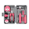 thumbnail image 1 of 24 Pieces Household Tool Set for Home Office Garage Repair Screwdriver Household Pink, 1 of 7
