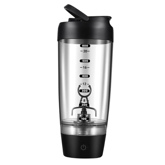 20 Bouteilles Shaker Électriques pour Protéines pour Mélanges de Protéines Sports Noir