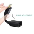 thumbnail image 4 of LOVEVER Flexible HDMI Male to Female Lead Cable Extender Extension Adapter New Conn I5T1, 4 of 9