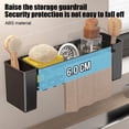 thumbnail image 4 of Black Automatic Drain Sink Organizer Caddy For Keeping Sponges Brushes And Kitchen Cleaning Tools Dry And Tidy, 4 of 6