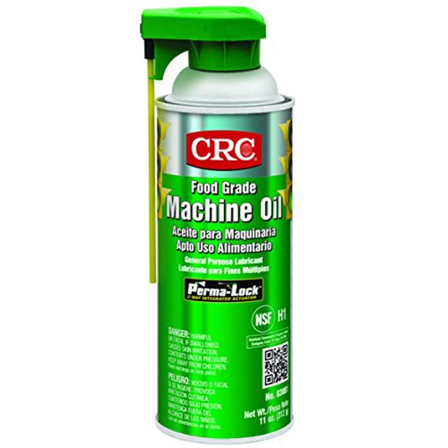 CRC 03081 General Purpose Food Grade Machine Oil Spray, (Net Weight: 11 oz.) 16oz Aerosol