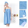 thumbnail image 4 of Greensen Ensemble de Bain Doux pour Femmes Serviette de Spa de Douche avec Bonnet de Séchage de Cheveux Réglable Turban pour Cheveux, 4 of 6
