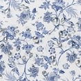thumbnail image 4 of Blue Floral Oval Tablecloth 60x84 Inch, Blue and White French Country Tablecloth, Rustic Floral Polyester Waterproof Tablecloth for Farmhouse Kitchen Decor/Indoor and Outdoor Tables/Parties/Picnics, 4 of 6