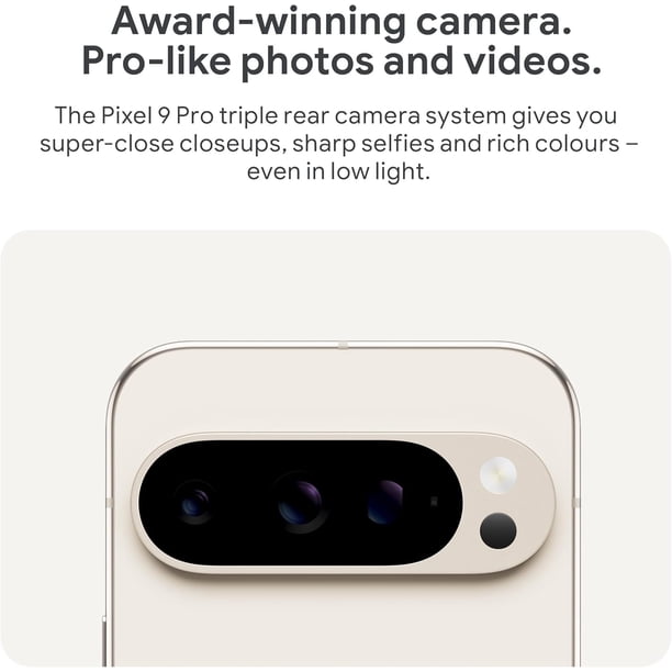Google Pixel 9 Pro XL 256GB + 16GB RAM Unlocked Smartphone