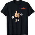 thumbnail image 1 of emoji thumb up T-Shirt - White - 4XL, 1 of 2