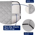 thumbnail image 3 of 2024 Reversible Quilted Sofa Cover  Water Resistant Slipcover Furniture Protector  Washable Couch Cover with Non Slip Foam and Elastic Straps for Kids  Dogs  Pets (Small  Pink/Beige), 3 of 7