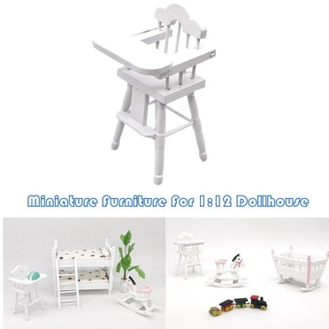Toys Games Kids,Christmas Decorations,Baby Toys Clearance,Novelty Gag Toys for Girls Boys,Christmas Gifts for Kids,Dollhouse Furniture Baby High Chair Miniature Living Room Kid Pretend Play Toy