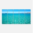 thumbnail image 2 of Blue Benidorm Levante Beach - Seascape Canvas Art Print, 2 of 3