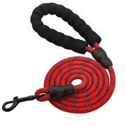 Antqov Dog Rope Leash, Dog Training Leash, Strong Dog Leash with Comfortable Padded Handle and Highly Reflective Threads Pet Training Leash
