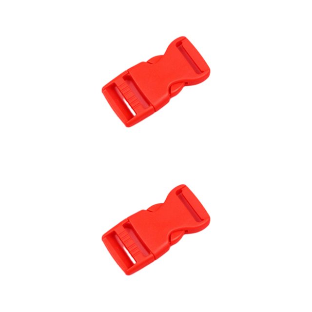 Transemion 10pcs Clasp Belt Buckles Designed To Life Easier Wherever Are Multi-Color red 2Set