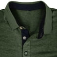 thumbnail image 3 of Besolor Men's Short Sleeve Golf Shirts Casual Button up Athletic Work Business Collared Lightweight Tops Blouse, 3 of 3