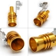 thumbnail image 2 of Baohd 2 Valves Anti-Bruit Sifflet Roue de Ver Superchargeur Embout Sonore Voiture Argentsifflet Bas Accessoires de Simulateur de Roue Doré S, 2 of 6
