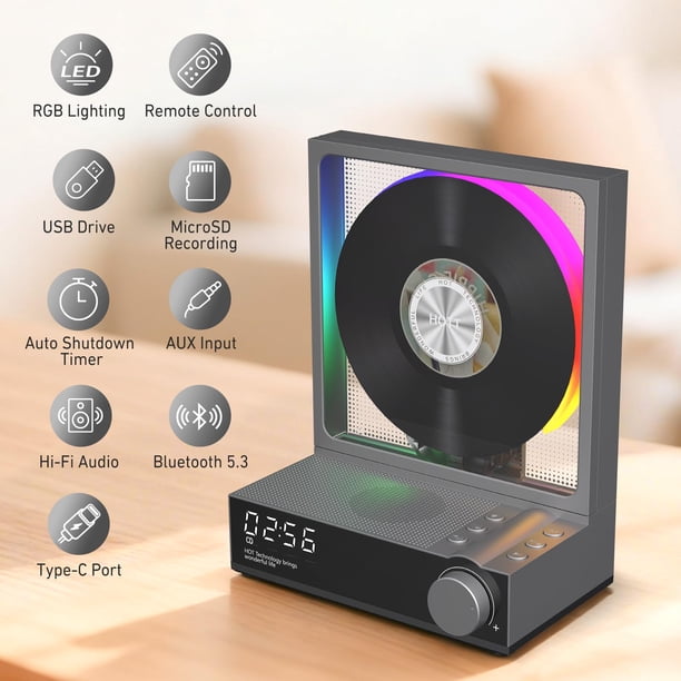 HOTT CD プレーヤー Bluetooth対応 　C229A HOTT C229 Portable CD Player Bluetooth 5.3 CD Players for Home