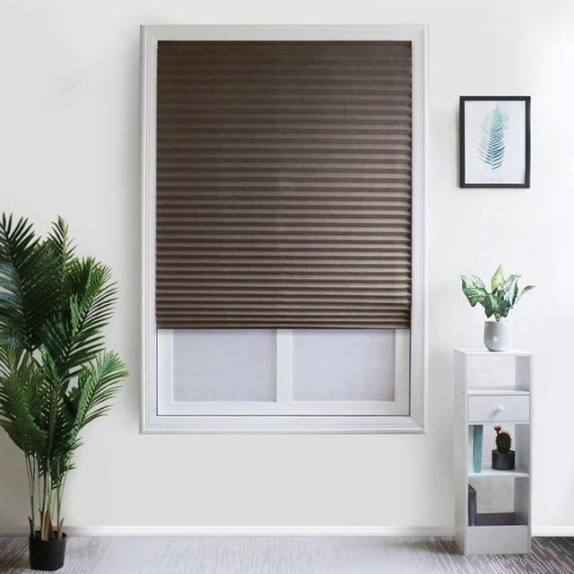 Easy Lift Trim-at-Home Cordless Cellular Light Filtering Fabric Shade Non-woven Fabric Pleat Curtain Privacy Protecting Curtains