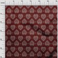 thumbnail image 2 of oneOone Cotton Poplin Fabric Floral Block Printed Fabric 1 Yard 42 Inch Wide, 2 of 4