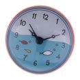 thumbnail image 4 of jifeng Horloge en Silicone pour Salle de Bain et Cuisine avec Ventouse, Étanche et Anti-Humidité, Rouge A-Rouge, 4 of 7
