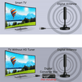 thumbnail image 3 of Antenne TV HDTV-T Antenne TV Numérique Gain Élevé pour Télévision Intelligente Intérieure Extérieure Réception de Signal A, 3 of 5
