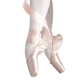 thumbnail image 4 of AMERTEER Professional Women Ballet Practice Pointe Flat Sole Dance Shoes with Ribbons 37, 4 of 9