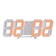 thumbnail image 2 of Aodebiao Led Digital Alarm, 3D Wall Clock Desk Auto Dimming 12/24 Hour Date Temperature Home Decor Control Silent Snooze USB Nightlight Bedroom Living Room Kitchen Office, 2 of 5