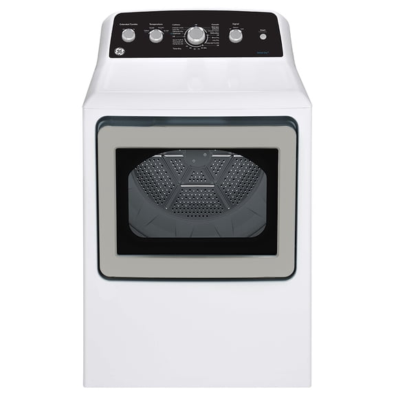 GE Séchoir Électrique à Chargement par le Dessus de 7,2 Pi3 avec Cycle SaniFresh Blanc - GTD49EBMRWS