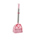 thumbnail image 4 of Kids Broom Dustpan Set Children Sweeping House Cleaning Toy Set for Toddlers Pink, 4 of 8